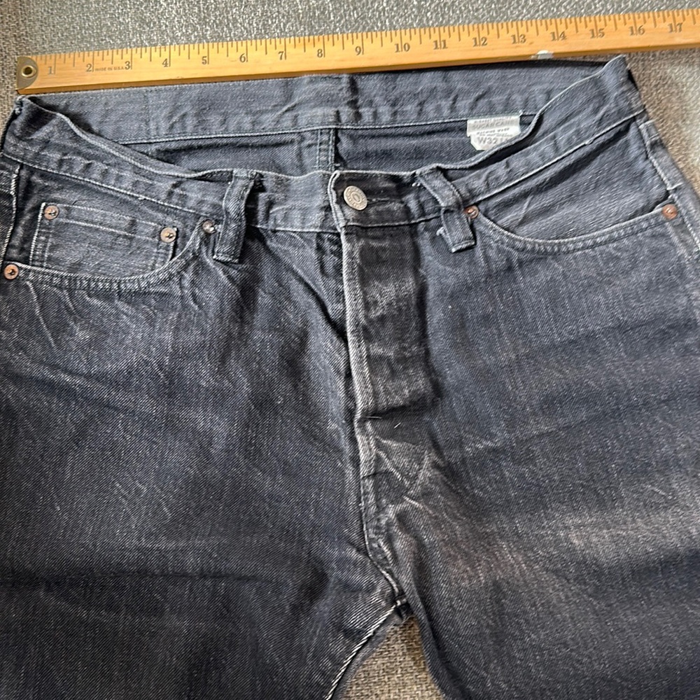 Sugar Cane Black Selvedge Jeans 32 x 30 - Japan